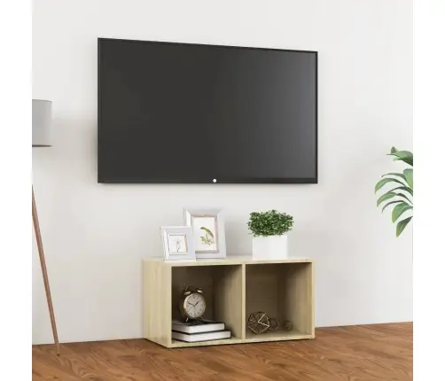 Tv Plaukts, 72X35X36,5 Cm, Ozolkoka Krāsa, Inženierijas Koks Vidaxl