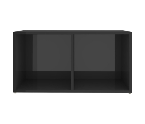 Tv Plaukts, 72X35X36,5 Cm, Spīdīgi Pelēks, Inženierijas Koks Vidaxl