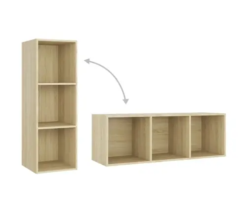 Tv Plaukts, Ozolkoka Krāsa, 107X35X37 Cm, Inženierijas Koks Vidaxl