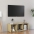 Tv Plaukts, Ozolkoka Krāsa, 107X35X37 Cm, Inženierijas Koks Vidaxl