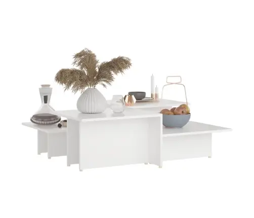 Kavos Staliukai, 2Vnt., Balti, 111,5X50X33cm Apdirbta Mediena