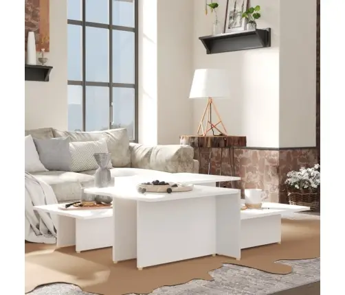 Kavos Staliukai, 2Vnt., Balti, 111,5X50X33cm Apdirbta Mediena