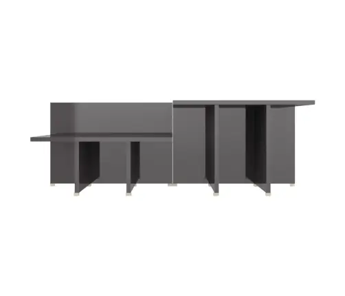 Kafijas Galdiņi, 2Gb., Pelēki, 111,5X50X33Cm, Inženierijas Koks Vidaxl Kafijas Galdiņi, 2Gb., Pelēki, 111,5X50X33Cm, Inženierijas Koks Vidaxl