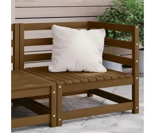 Dārza Stūra Dīvāns, Medus Brūns, Priedes Masīvkoks Vidaxl