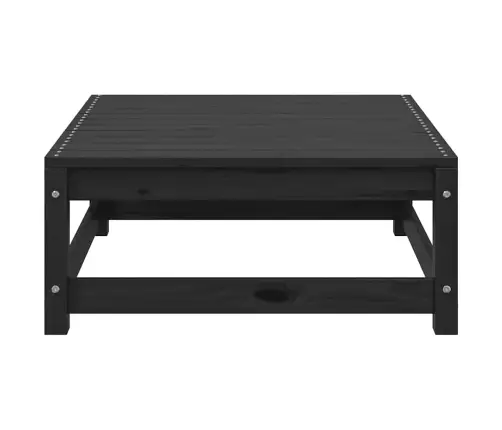 Dārza Soliņš, 70X70X30 Cm, Melns Priedes Masīvkoks Vidaxl