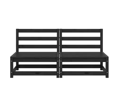 Aia Keskmised Diivanid, 2 Tk, Must, Männipuit