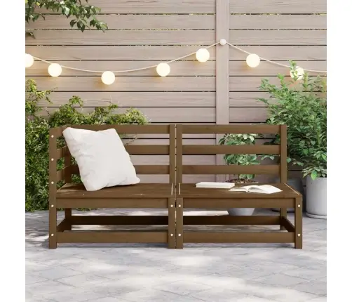 2-Daļīgs Dārza Atpūtas Mēbeļu Komplekts, Brūns Priedes Koks Vidaxl