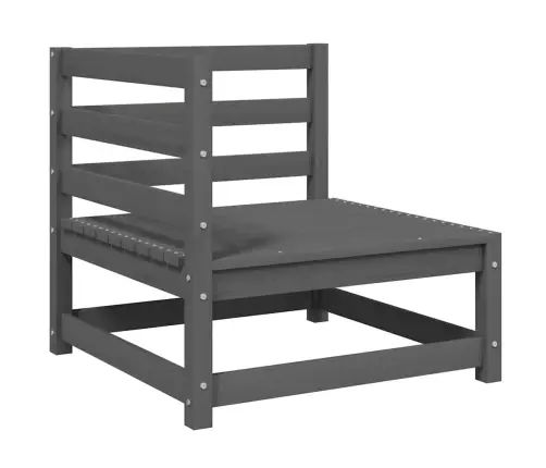 3-Daļīgs Dārza Atpūtas Mēbeļu Komplekts, Pelēks, Priedes Koks Vidaxl 3-Daļīgs Dārza Atpūtas Mēbeļu Komplekts, Pelēks, Priedes Koks Vidaxl