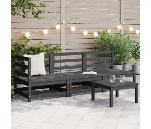 3-Daļīgs Dārza Atpūtas Mēbeļu Komplekts, Pelēks, Priedes Koks Vidaxl 3-Daļīgs Dārza Atpūtas Mēbeļu Komplekts, Pelēks, Priedes Koks Vidaxl