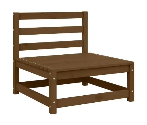 3-Daļīgs Dārza Atpūtas Mēbeļu Komplekts, Brūns Priedes Koks Vidaxl