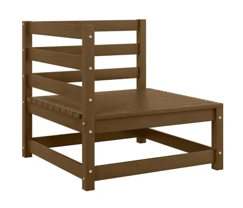 3-Daļīgs Dārza Atpūtas Mēbeļu Komplekts, Brūns Priedes Koks Vidaxl