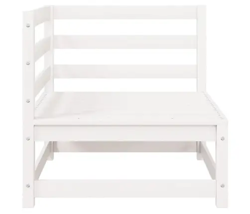 Dārza Stūra Dīvāns Ar Pelēkiem Matračiem, Priedes Masīvkoks Vidaxl