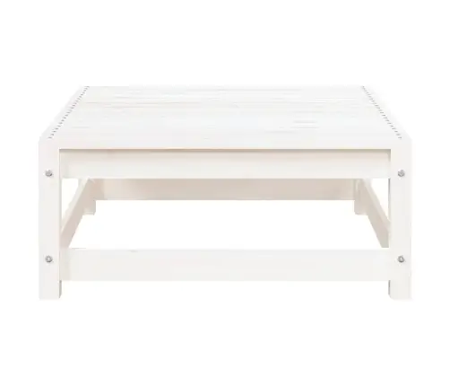 Dārza Soliņš Ar Matraci, Balts Priedes Masīvkoks Vidaxl