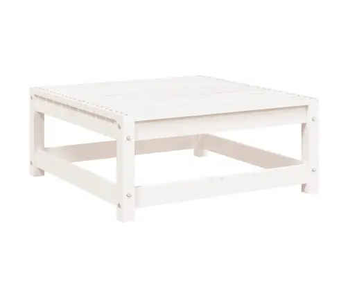 Dārza Soliņi Ar Matračiem, 2 Gab., Balts Priedes Masīvkoks Vidaxl