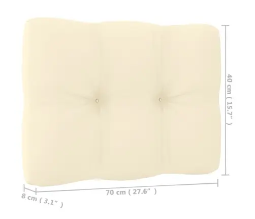 2-Daļīgs Dārza Atpūtas Mēbeļu Komplekts Ar Matračiem, Priede Vidaxl