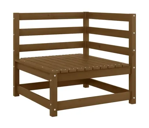 Sodo Komplektas Su Pagalvėlėmis, 2 Dalių, Medaus Rudas, Pušis Sodo Komplektas Su Pagalvėlėmis, 2 Dalių, Medaus Rudas, Pušis