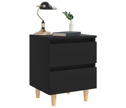 Öökapp Ja Männipuidust Jalad, Must, 40X35X50 Cm