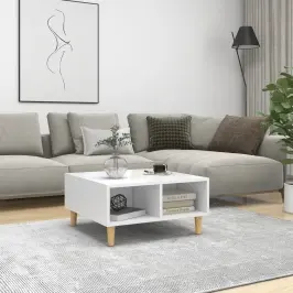 Kafijas Galdiņš, Balts, 60X60X30 Cm, Inženierijas Koks Vidaxl Kafijas Galdiņš, Balts, 60X60X30 Cm, Inženierijas Koks Vidaxl