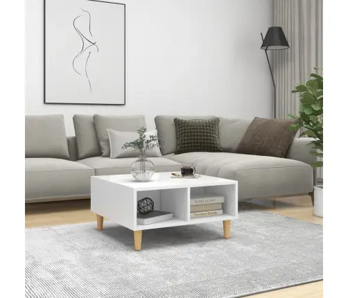 Kafijas Galdiņš, Balts, 60X60X30 Cm, Inženierijas Koks Vidaxl Kafijas Galdiņš, Balts, 60X60X30 Cm, Inženierijas Koks Vidaxl