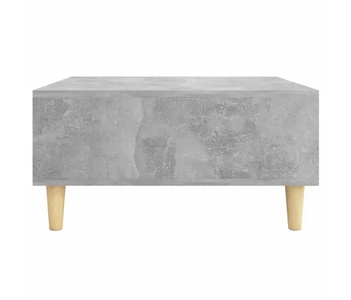 Kafijas Galdiņš, Betona Pelēks, 60X60X30 Cm, Inženierijas Koks Vidaxl