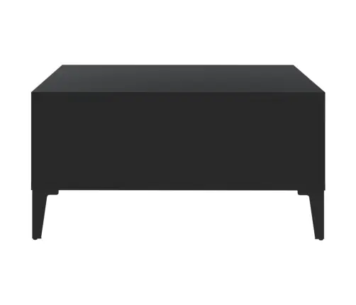 Kafijas Galdiņš, Melns, 60X60X30 Cm, Inženierijas Koks Vidaxl