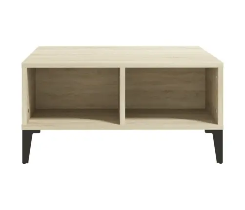 Kafijas Galdiņš, Ozolkoka Krāsā, 60X60X30 Cm, Inženierijas Koks Vidaxl