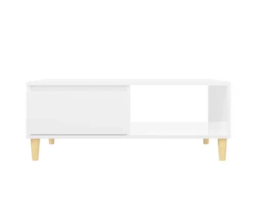 Kafijas Galdiņš, 90X60X35 Cm, Spīdīgi Balts, Inženierijas Koks Vidaxl Kafijas Galdiņš, 90X60X35 Cm, Spīdīgi Balts, Inženierijas Koks Vidaxl