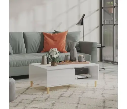 Kafijas Galdiņš, 90X60X35 Cm, Spīdīgi Balts, Inženierijas Koks Vidaxl Kafijas Galdiņš, 90X60X35 Cm, Spīdīgi Balts, Inženierijas Koks Vidaxl