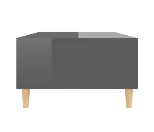 Kohvilaud, Kõrgläikega Hall, 103,5X60X35 Cm Tehispuit