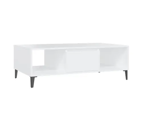 Kohvilaud, Valge 103,5X60X35 Cm Tehispuit