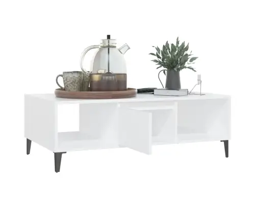 Kohvilaud, Valge 103,5X60X35 Cm Tehispuit