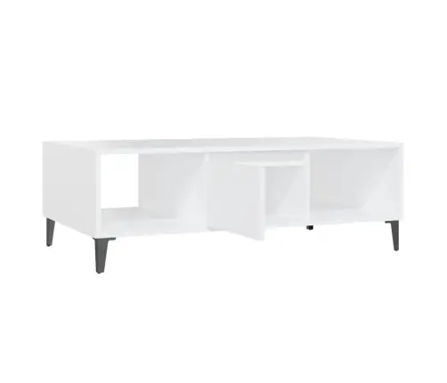 Kohvilaud, Valge 103,5X60X35 Cm Tehispuit