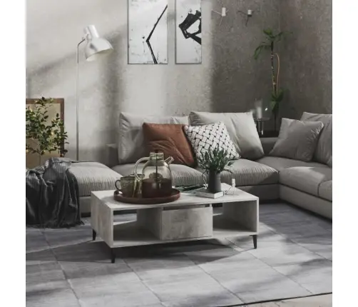 Kafijas Galdiņš, 103,5X60X35Cm, Betona Pelēks Inženierijas Koks Vidaxl Kafijas Galdiņš, 103,5X60X35Cm, Betona Pelēks Inženierijas Koks Vidaxl