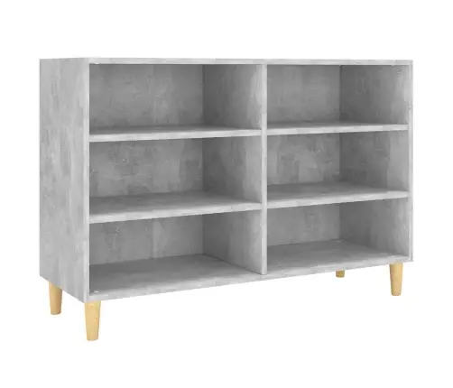 Plaukts, Betona Pelēks, 103,5X35X70 Cm, Inženierijas Koks Vidaxl