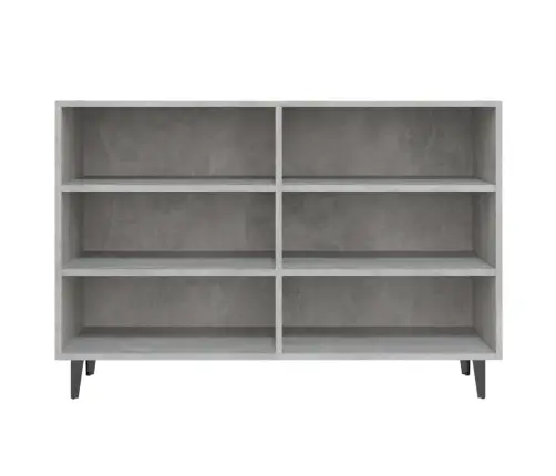 Kumode, 103,5X35X70 Cm, Betona Pelēka, Inženierijas Koks Vidaxl