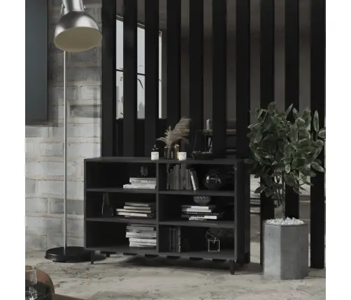 Plaukts, Spīdīgi Pelēks, 103,5X35X70 Cm, Inženierijas Koks Vidaxl