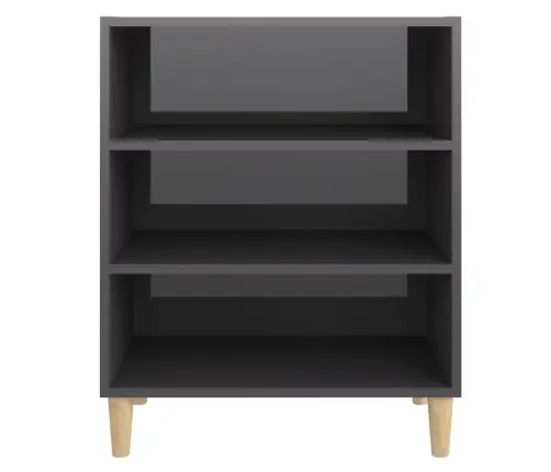 Puhvetkapp, Kõrgläikega Hall, 57 X 35 X 70 cm Tehispuit