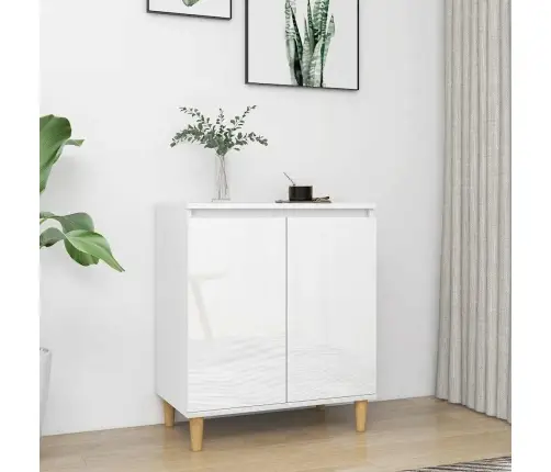 Kumode Ar Koka Kājām, Balta, 60X35X70 Cm, Inženierijas Koks Vidaxl Kumode Ar Koka Kājām, Balta, 60X35X70 Cm, Inženierijas Koks Vidaxl
