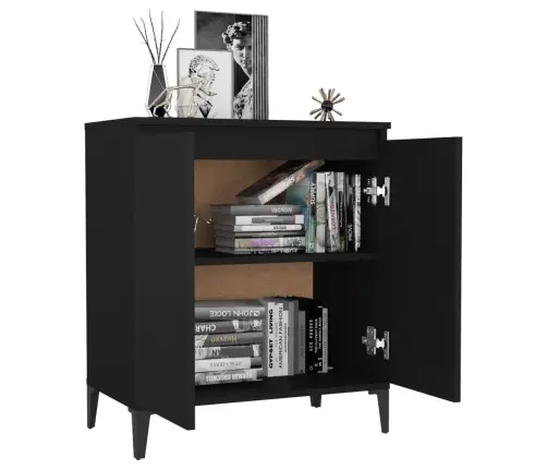 Kumode, Melns, 60X35X70 Cm, Inženierijas Koks Vidaxl