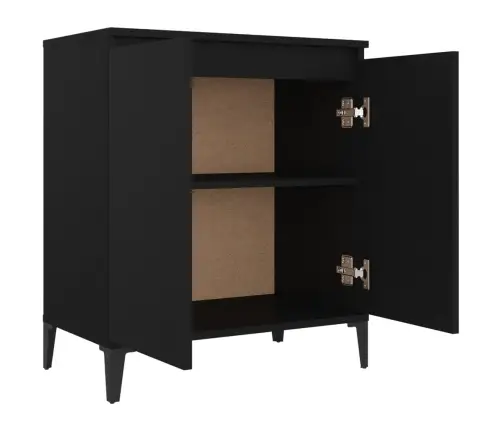 Kumode, Melns, 60X35X70 Cm, Inženierijas Koks Vidaxl