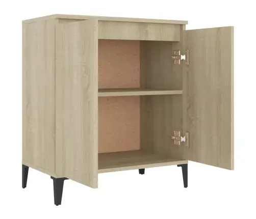 Kumode, Ozolkoka Krāsā, 60X35X70 Cm, Inženierijas Koks Vidaxl