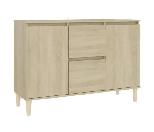 Kumode, Ozolkoka Krāsā, 101X35X70 Cm, Inženierijas Koks Vidaxl