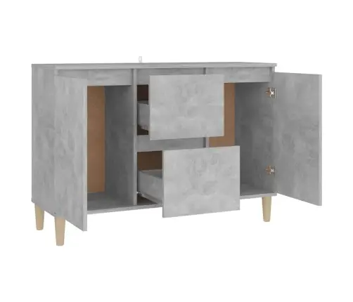 Puhvetkapp, Betoonhall, 101 X 35 X 70 cm Tehispuit