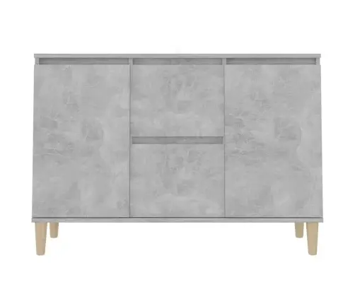 Puhvetkapp, Betoonhall, 101 X 35 X 70 cm Tehispuit