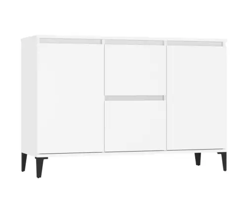 Kumode, Balta, 102X35X70 Cm, Inženierijas Koks Vidaxl