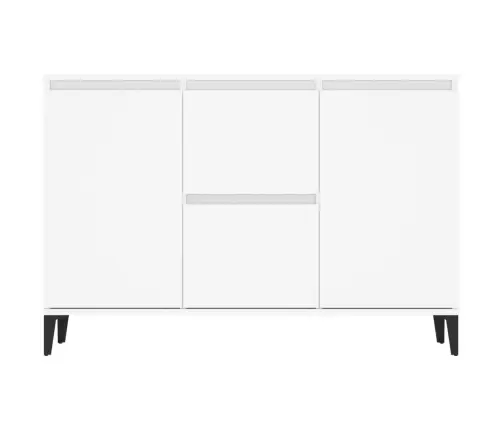 Kumode, Balta, 102X35X70 Cm, Inženierijas Koks Vidaxl