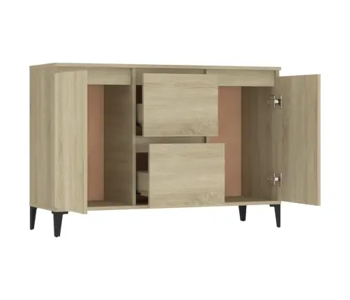 Kumode, 104X35X70 Cm, Inženierijas Koks, Ozolkoka Krāsa Vidaxl