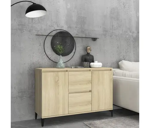 Kumode, 104X35X70 Cm, Inženierijas Koks, Ozolkoka Krāsa Vidaxl