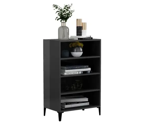 Puhvetkapp, Kõrgläikega Hall, 57 X 35 X 90 cm Tehispuit