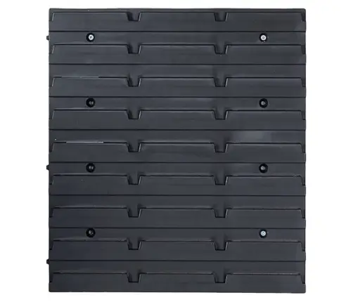 39-Osaline Hoiukastide Komplekt Seinapaneelidega Punane Ja Must